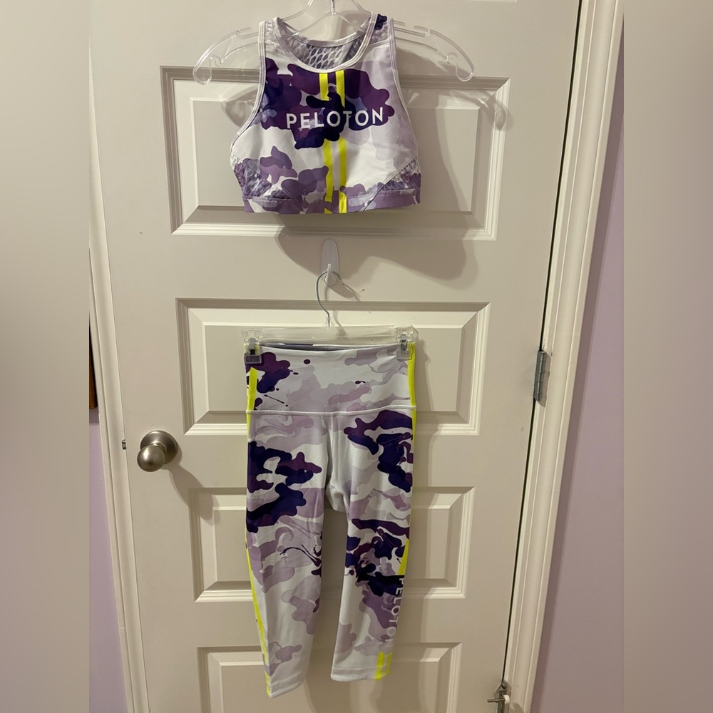 Peloton WITH Set - Purple and Gray Camo